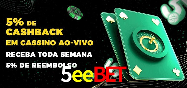 Promoções do cassino ao Vivo 5eebet